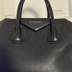 Givenchy Black Textured Leather Tote